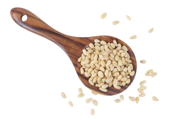 Transparent png wooden spoon with nuts seeds