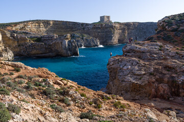cliffs of blue lagoon