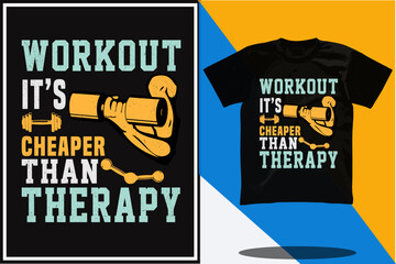 Super Exclusive Gym Fitness T shirt Design or T shirt design vector and motivational text design for boys and girls 