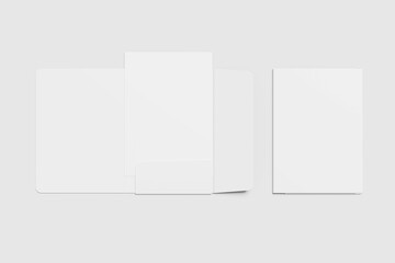 A4 Document Folder Mock-Up