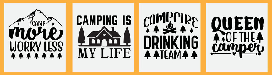 Camping svg t shirt design