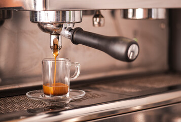 Espresso Shot from Espresso Machine