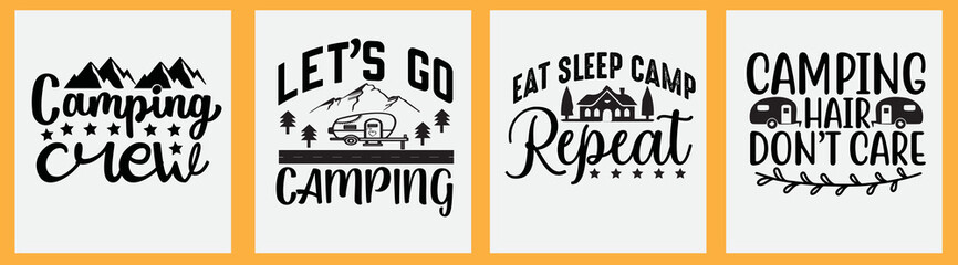 Camping svg t shirt design