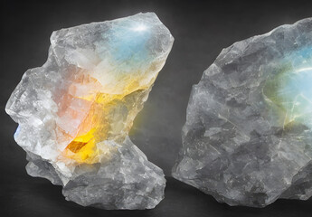 Ai Digital Illustration Mineral Quartz Backdrop