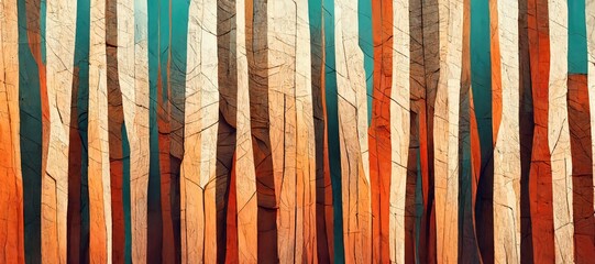 Tribal pattern. African ethnic pattern style. Generative AI