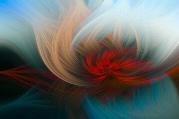 Abstract Colorful Twirl Background 005