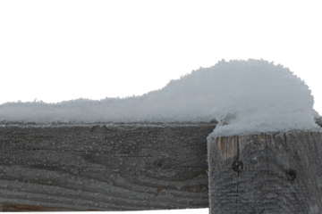 white snow in daylight, background, isolate on black background