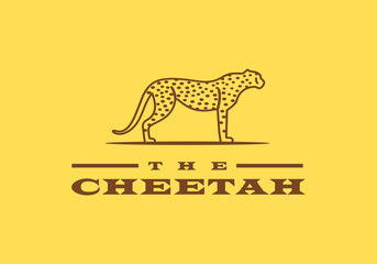 The cheetah logo is suitable as a company symbol.