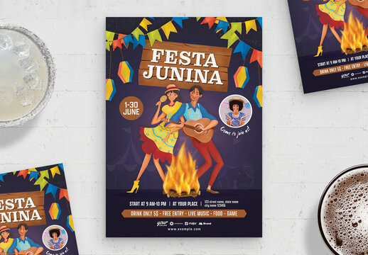 Festa Junina Flyer Template