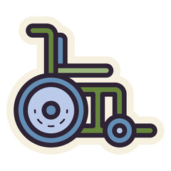 wheelchair sticker