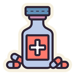 Fototapeta premium medicine sticker