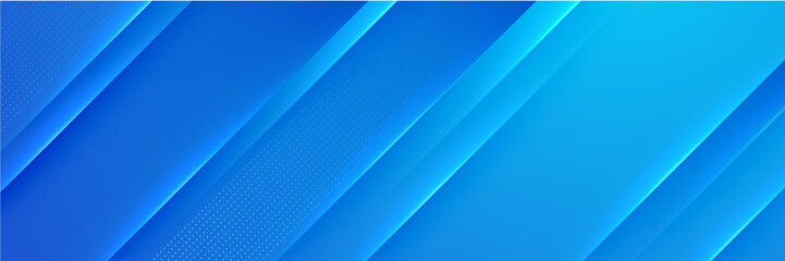Blue banner background. Geometric dark blue light stripes texture background. Vector illustration abstract graphic design banner pattern presentation background web template.