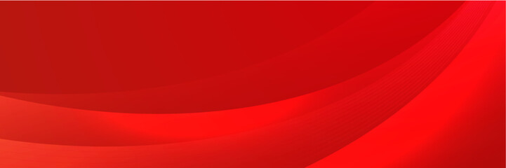 Abstract red banner