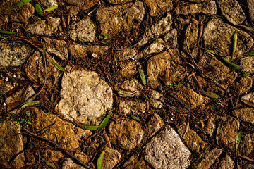 Stones floor 