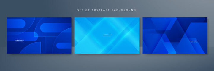 Fototapeta premium Abstract blue background