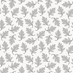 Leaves seamless pattern, leaf background