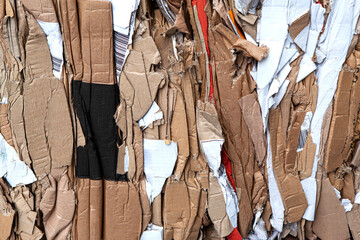 Fototapeta na wymiar Abstract background with cardboards and papers