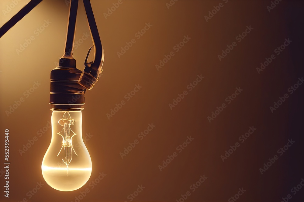 Poster a light bulb with a light bulb attached to it's side and a light bulb with a light bulb attached to 