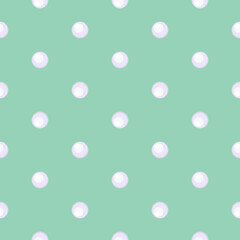 Seamless pattern of  pearls. Vector stock illustration eps10.