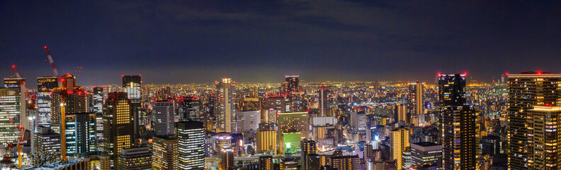 梅田スカイビルからの眺望　都会イメージ