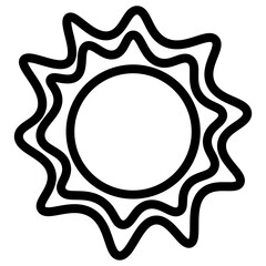 red sun illustration