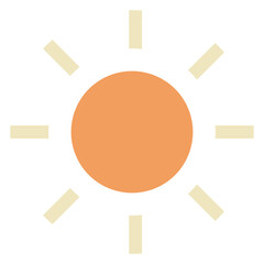 red sun illustration