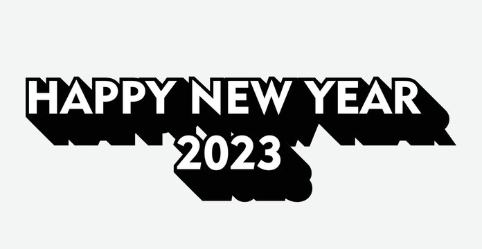 Happy New Year 2020 2021 text handwritten script. Celebration Template Design typography poster, banner or greeting card for Merry Christmas and happy new year. Vector Illustration
