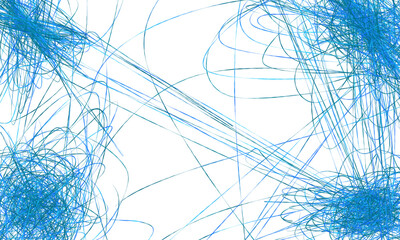 Isolated  blue green abstract lines design element overlay
