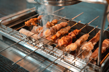 Grilled lamb in Chinese restaurant