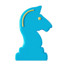 horse head icon 3D