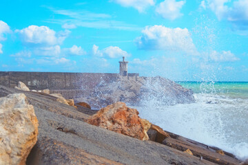 lighthouse on the coast