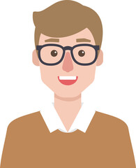 Pleple avatar, man icon.