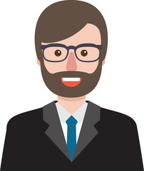 Pleple avatar, man icon.