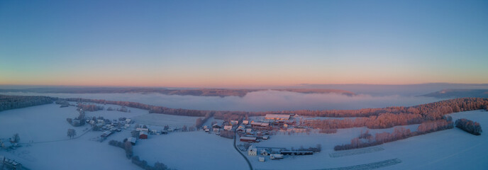 Winter auf dem Rußberg bei Tuttlingen