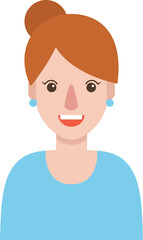 Pleple avatar, woman icon.