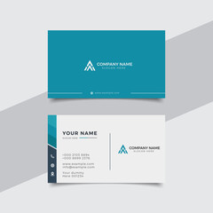 Modern business card black and yellow corporate professional 