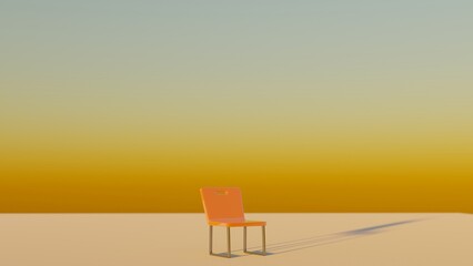 Look at chair look at sky