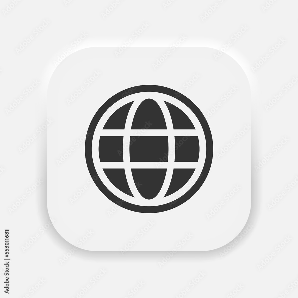 Aufkleber web icon vector. planet icon symbol for your web site design web icon logo, app, ui. vector eps 10