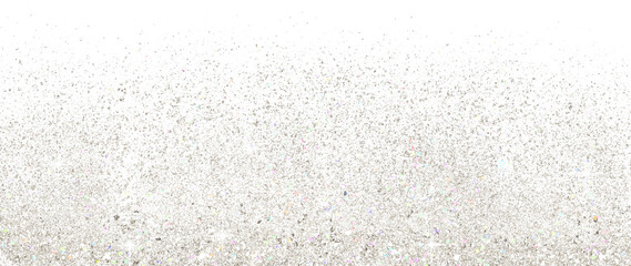 Silver glitter hand-drawn background
