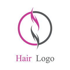 Fototapeta premium hair wave logo template