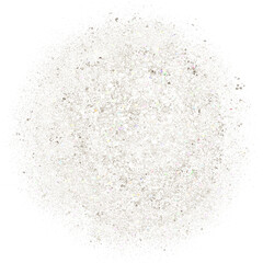 Fototapeta premium Silver glitter hand-drawn dust element decor