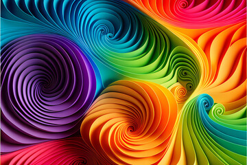 Seamless Abstract Colorful Design and Illustration