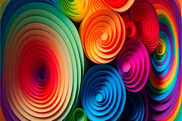 Seamless Abstract Colorful Design and Illustration