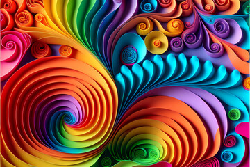 Seamless Abstract Colorful Design and Illustration