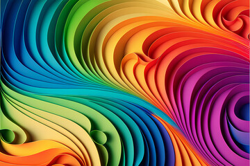 Seamless Abstract Colorful Design and Illustration