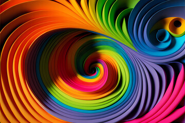 Seamless Abstract Colorful Design and Illustration