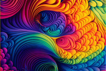 Seamless Abstract Colorful Design and Illustration