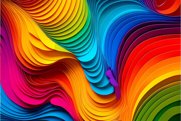 Seamless Abstract Colourful Design and Illustration