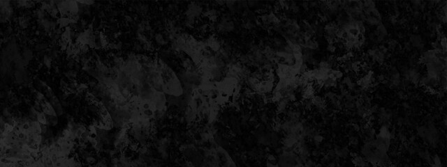 Black and dark gray rough grainy stone and concrete texture background. Wall grunge texture background.