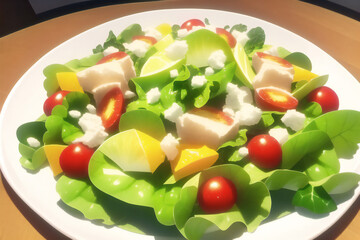 Anime Style Salad